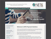 Tablet Screenshot of net1creditcard.com